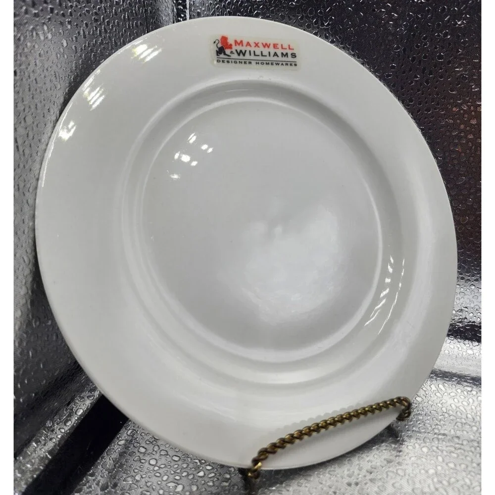 MAXWELL & WILLIAMS SALAD/DESSERT PLATE WHITE (Set of 4) READ!!